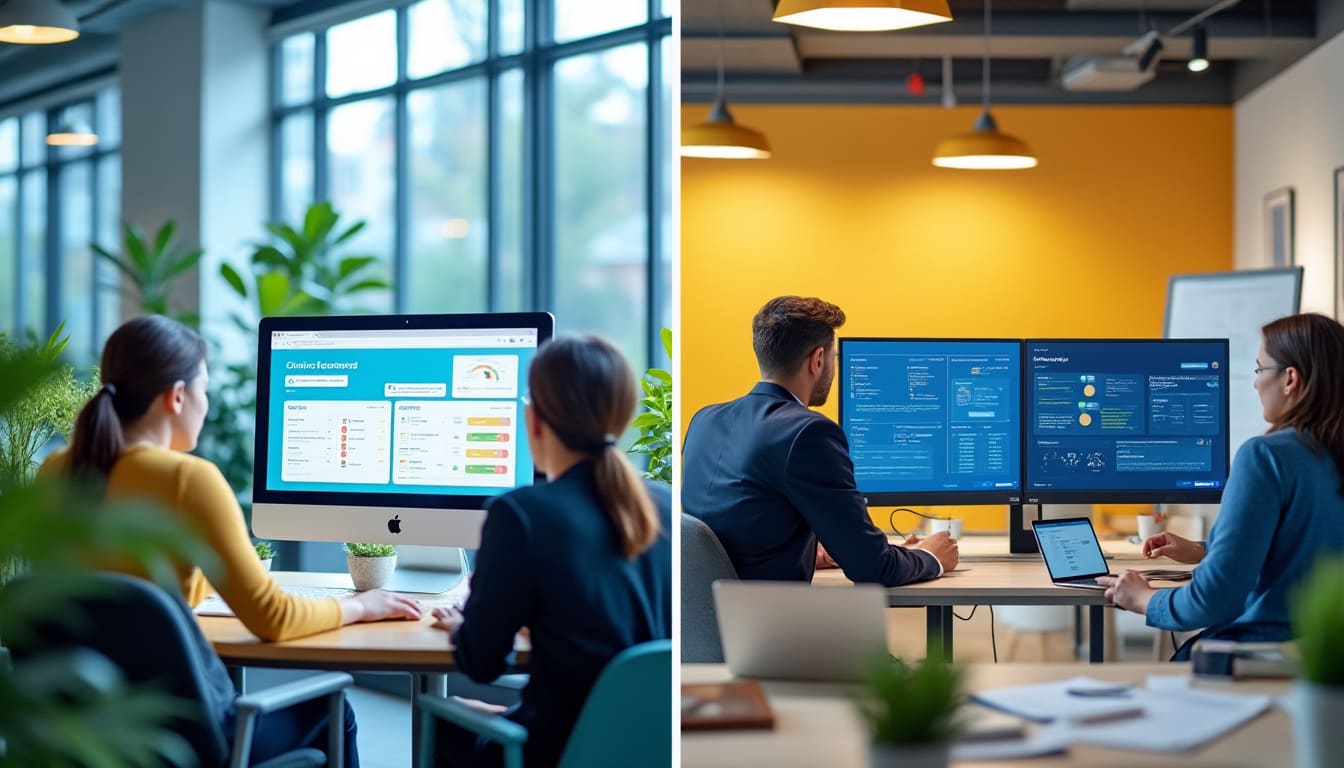 découvrez notre comparatif détaillé entre nutshell et salesforce essentials, deux outils crm populaires. nous analysons les fonctionnalités, les avantages et les inconvénients de chaque plateforme pour vous aider à déterminer lequel est le mieux adapté aux besoins spécifiques de votre pme.